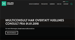 Desktop Screenshot of hjellnesconsult.no
